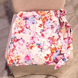 NWT The Andamane Abstract Floral Mini Skirt